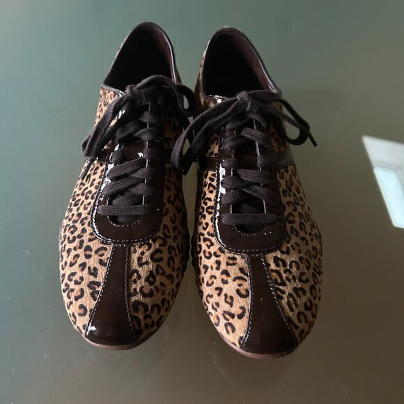 Cole Haan Air Bria HC Oxford - Leopard Print - Size 6AA (Narrow) - Picture 2 of 4